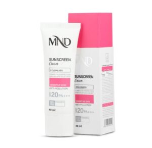 کرم ضد آفتاب فیزیکی با فاکتور حفاظتی 20 (SPF 20) ام ان دی مناسب پوست حساس آرایشی و بهداشتی